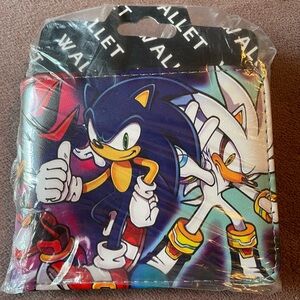 Anime Sonic the Hedgehog Character PU Wallet NIB